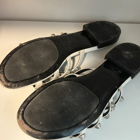 Balenciaga sandals in white size 37.5 - Picture 2 of 2